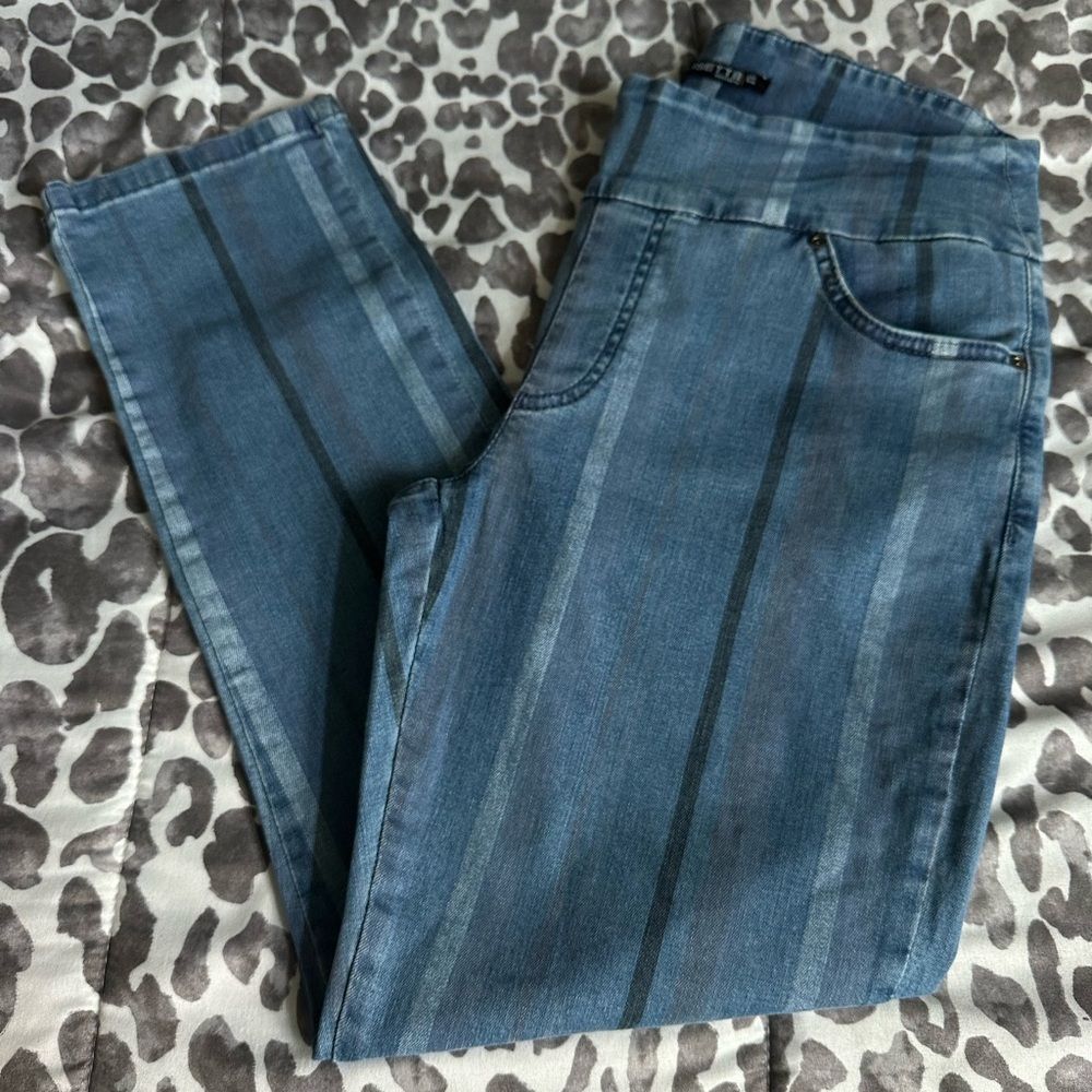 NWOT Lisette-L Montreal striped Jean sz